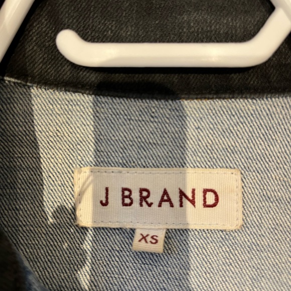 J brand denim jacket with waxed arms size XS - Picture 2 of 3